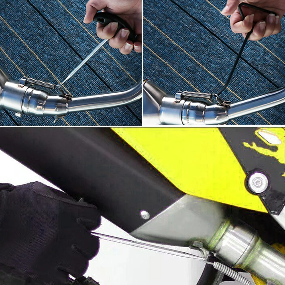 thumbnail image 2 of T-Handle Exhaust Spring Hook Puller Tool For Dirt Bike, ATV, Motorcycle – Heavy-Duty, Easy Grip 2 of 6