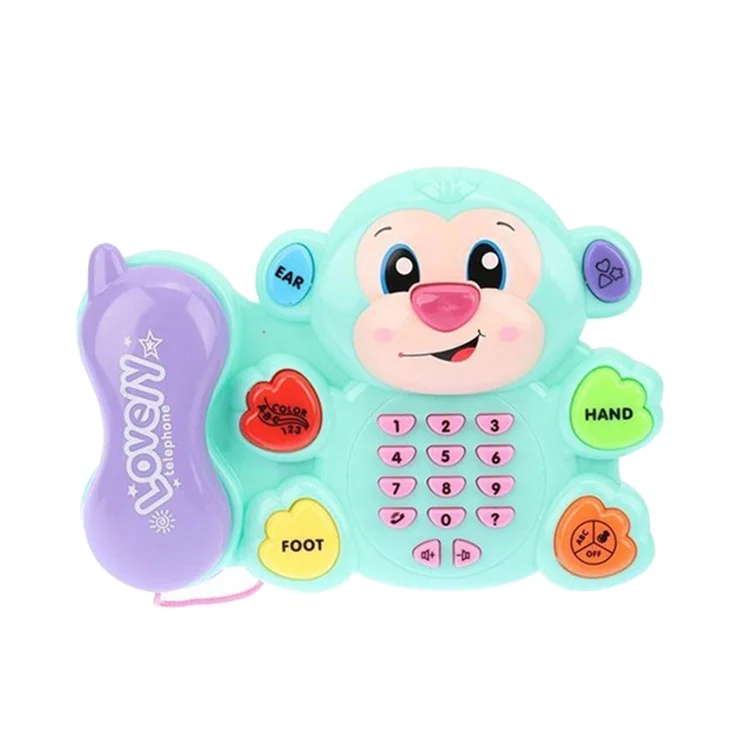 Konig Kids Plastic Musical Telephone Educational Toy for 0-6 Months Babies