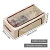 Beige double window L