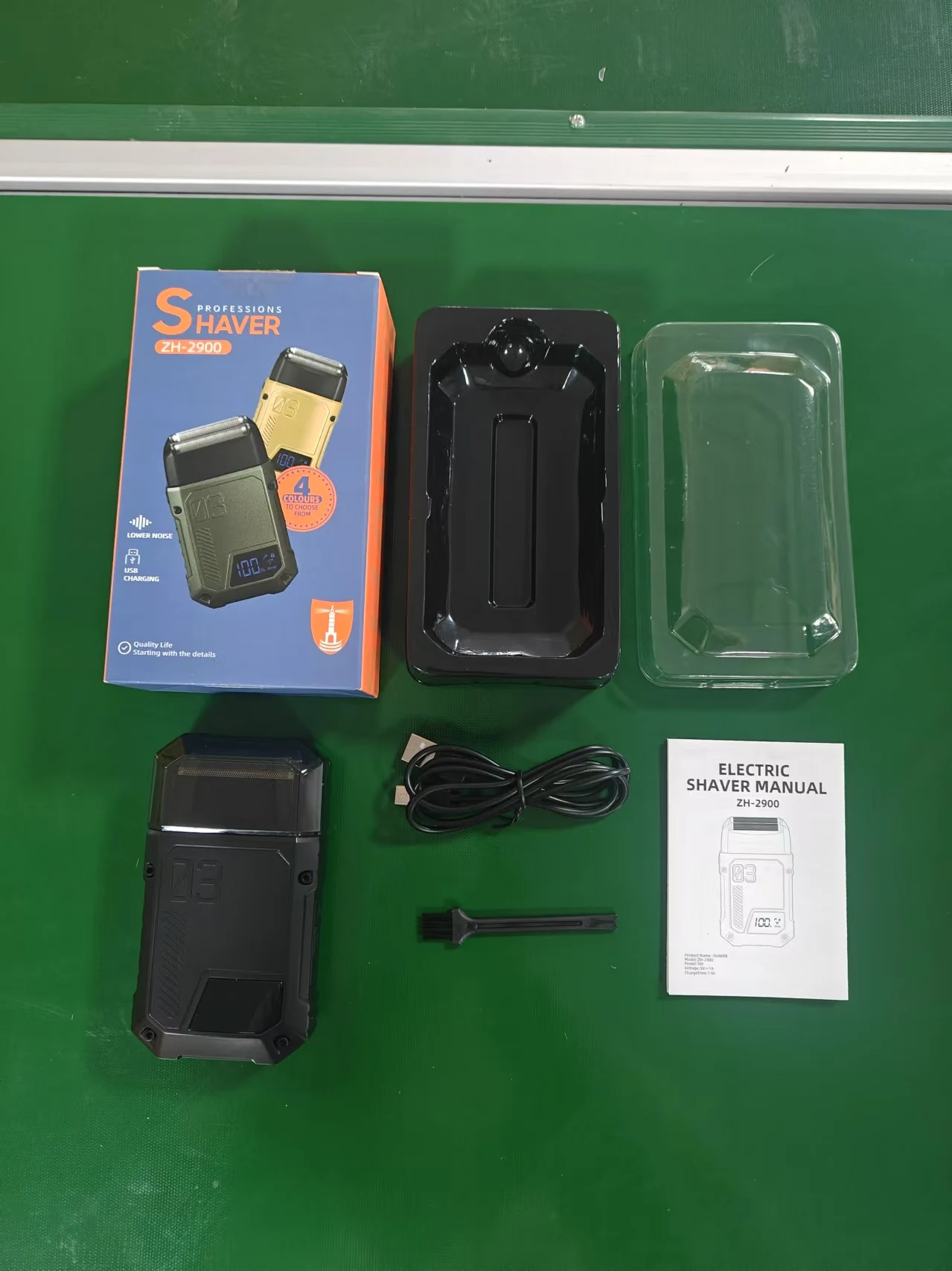 Dual Blade USB Charging Electric Shaver Full Body Water Washing Model for Whitening Optical Head for Household and RV Use details