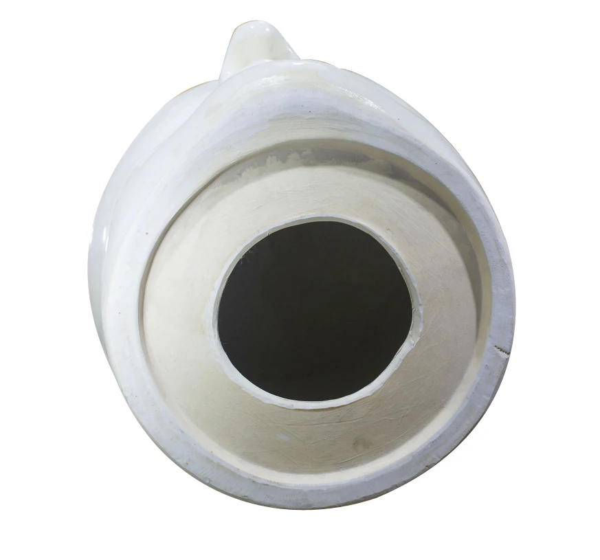 Высококачественный однотонный современный дизайн человеческого лица уличный керамический садовый табурет Jingdezhen декоративный