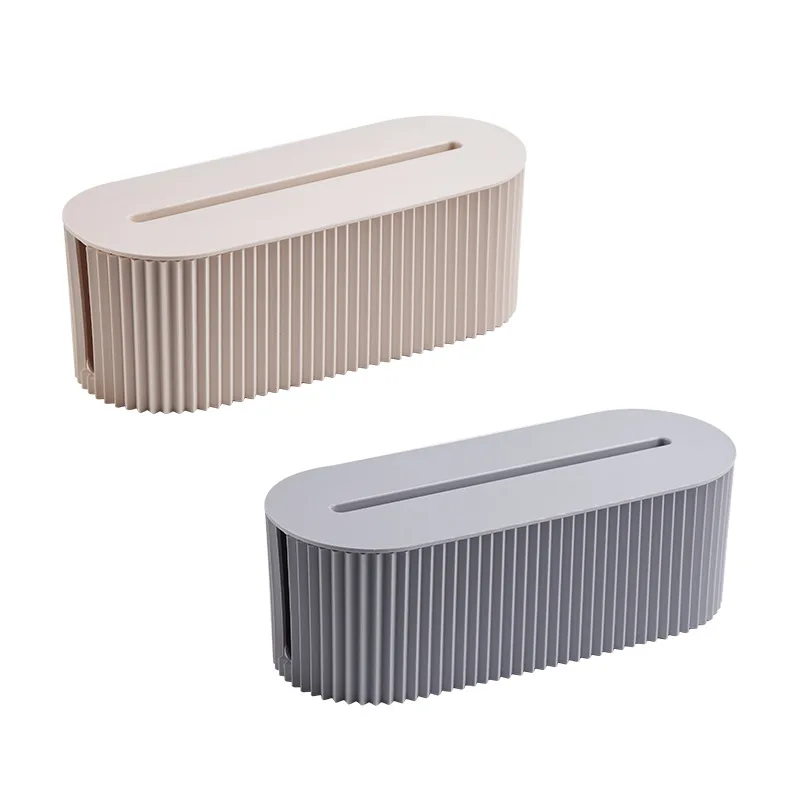 Electrically Safe Router Under Desk Power Strip Wire Tidying Management Cover Cable Organizer Box Cord to Hide Power Strip