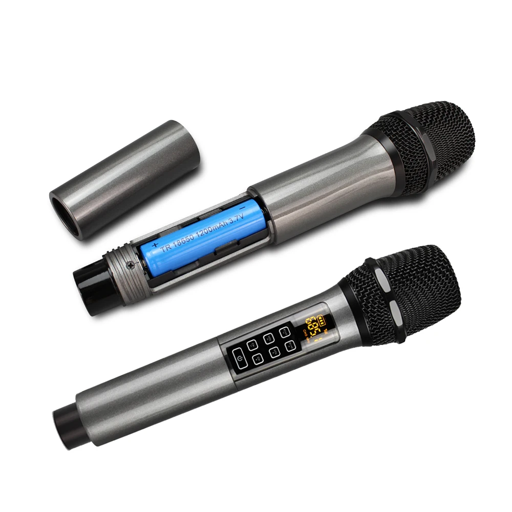 
 Беспроводной смарт-микрофон для пения с регулировкой громкости  