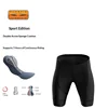 [Double Arrow] All-black strapless shorts