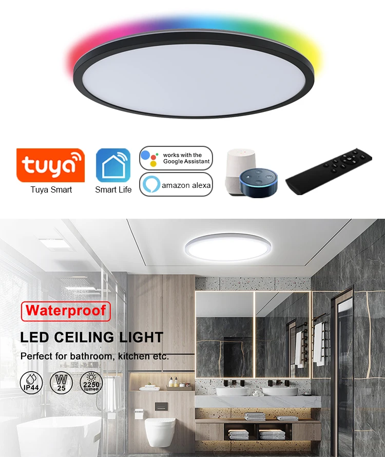 Smart Super Slim Home Office Indoor Lighting Round Shape Modern Lamp