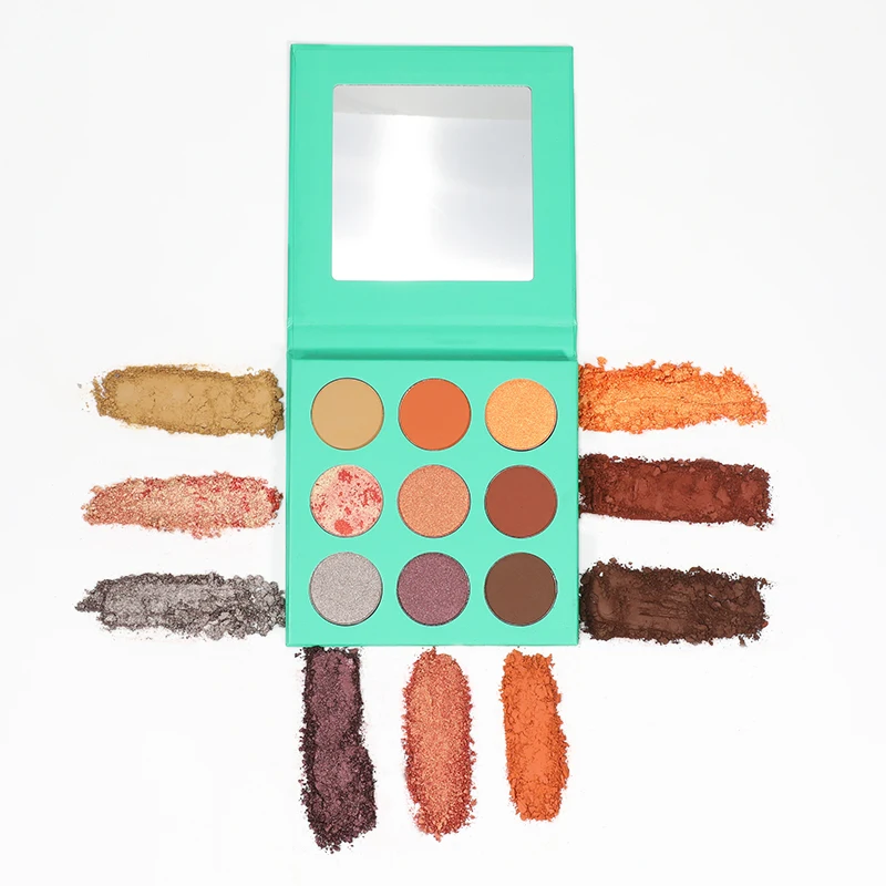 OCHAIN, лидер продаж, Новый красочный пигментированный роскошный веганский макияж для глаз, индивидуальная этикетка, палитра теней для век, тени для век