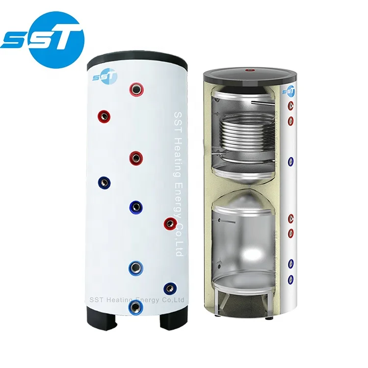 SST Wholesale Custom Resistant Hotel Home Use 100L/200L/300L/600L Heat Pump Storage Tank