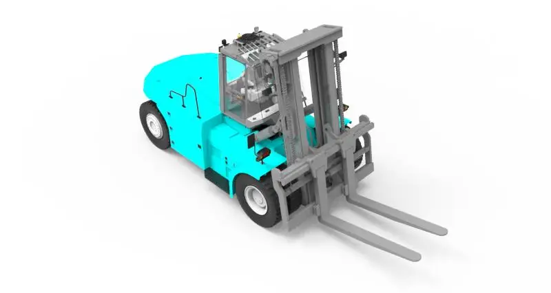 Pin ion lithium 25 tấn 28 tấn 30 tấn Chế độ nâng nâng điện hạng nặng 4M 6M Xe tải cân bằng điện 6