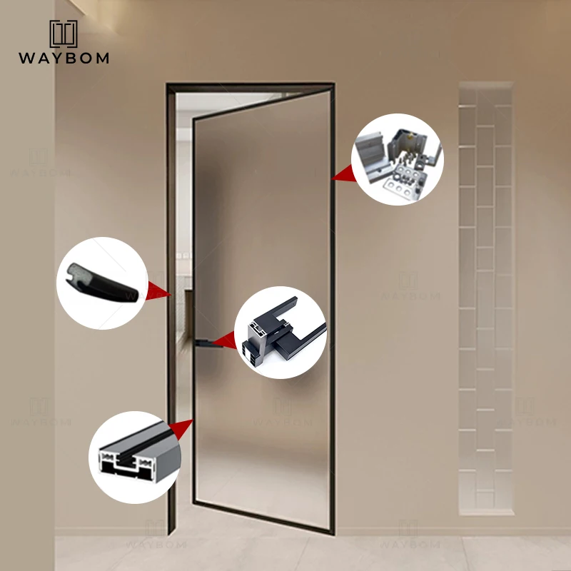 4016 Slim Perfect System Aluminum Profile for Camper Trailer Doors
