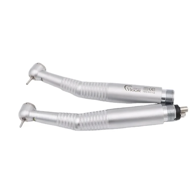 Denshine LED High Speed Dental Handpiece – E-Generator, 4-Hole, 450,000 RPM, 3 Water Spray
