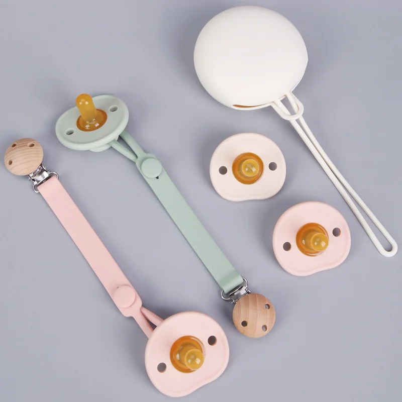 Многоразовая Детская сумка-Кормушка, персонализированная Силиконовая пустышка-пустышка с зажимом для ребенка