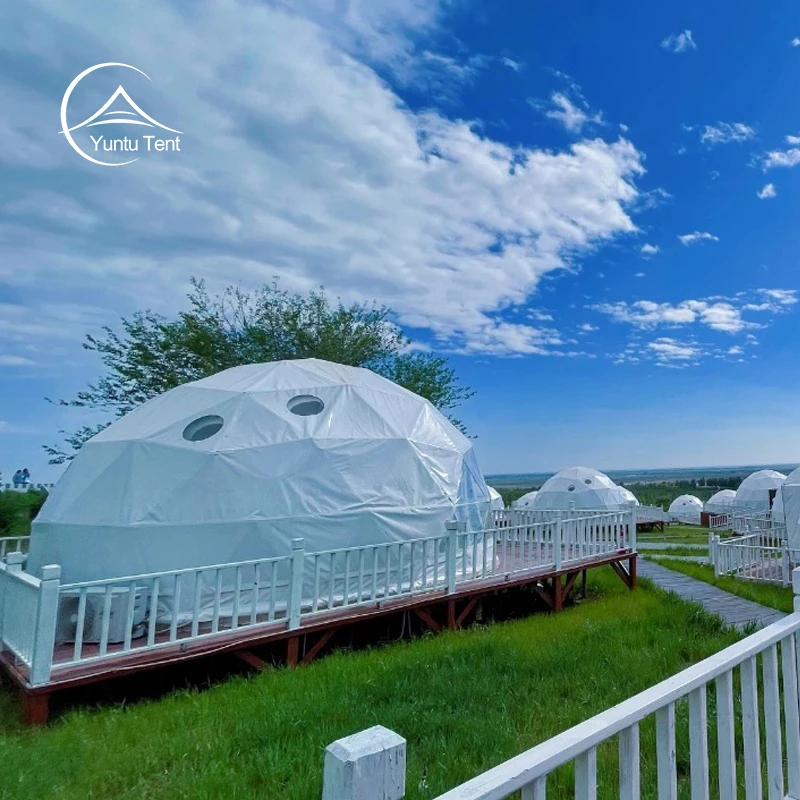 Glamping 10M 30 Person Wedding Round Geodesic Tropics Dome Tent