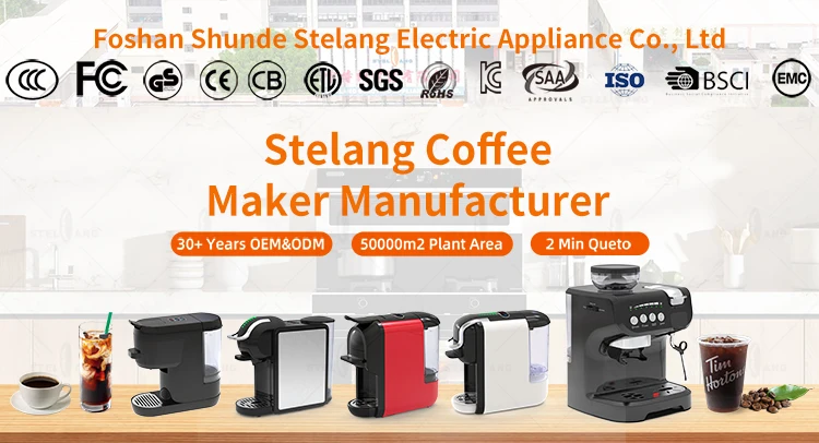 China 0.6L Removable Capsule Coffee Machine AC-514K Manufacture