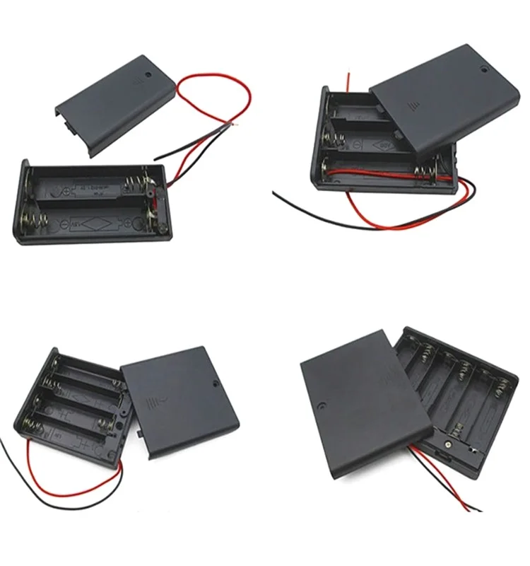 Battery case with Wire C D AA AAA Battery Holder