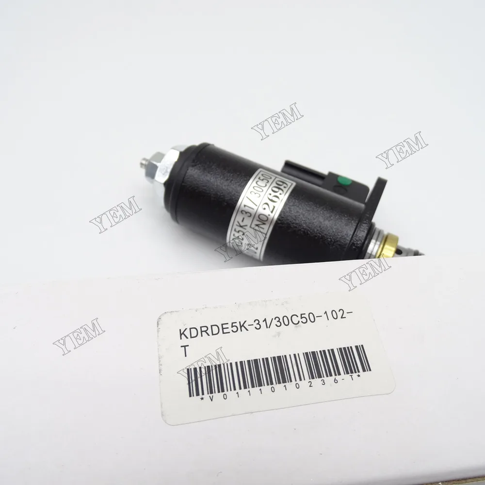 Solemoid Valve KDRDE5K-31 30C50-102-T for Kobelco Agricultural Machinery Spare Parts