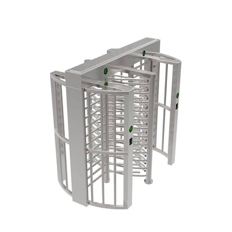 Full Height Turnstile Automatic Security Turnstile Biometric Turnstile Rotating Prison Cheap Double Door