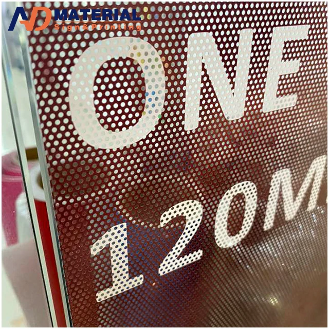 perforated vinyl