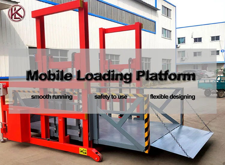 Movable Unloading Lift Table Platform Large Load Portable Electric ...