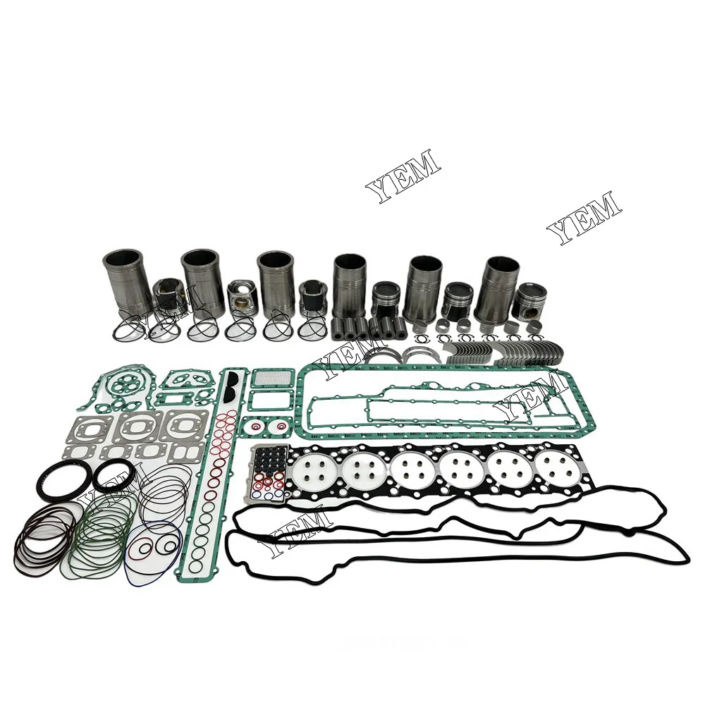 D6CB Cylinder Liner and Gasket Kit With Bearing Set for Hyundai Engine Spare Parts