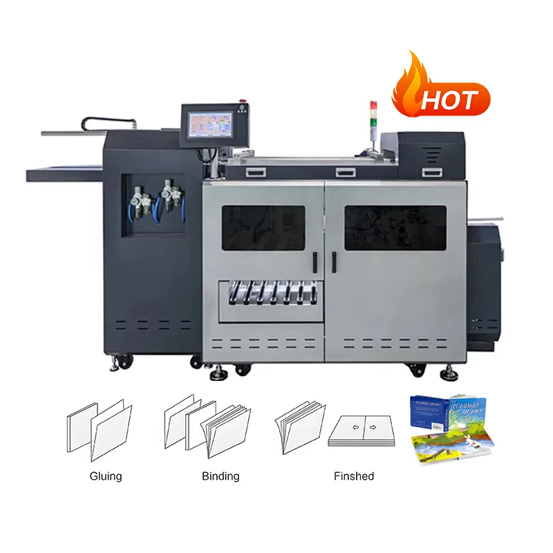Fully Automatic Digital Layflat Menu Album Book Making Machine Photobook Binding Machine  Wedding Photo Album Making Machine
