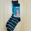 black and blue lighthouse
