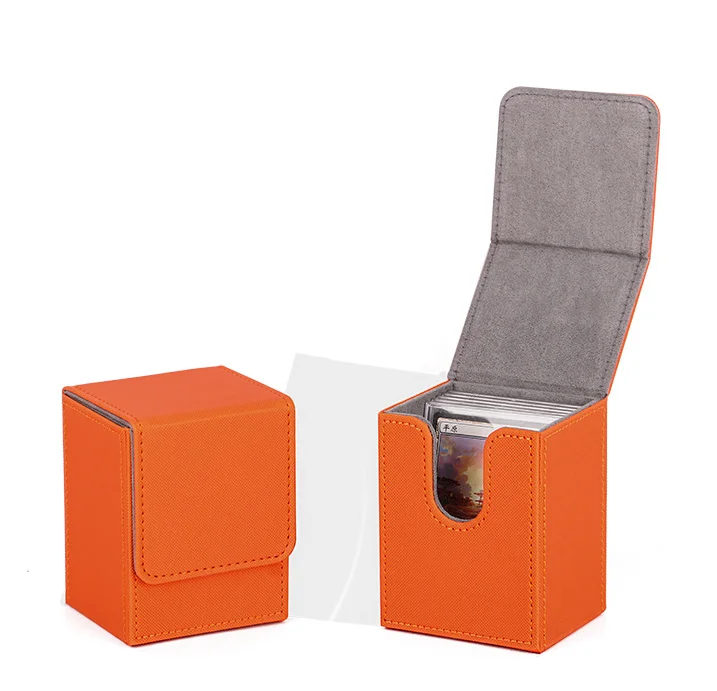Custom Deck Box Game Card Box Leather Playing Card Case Storage Game Case Business Card