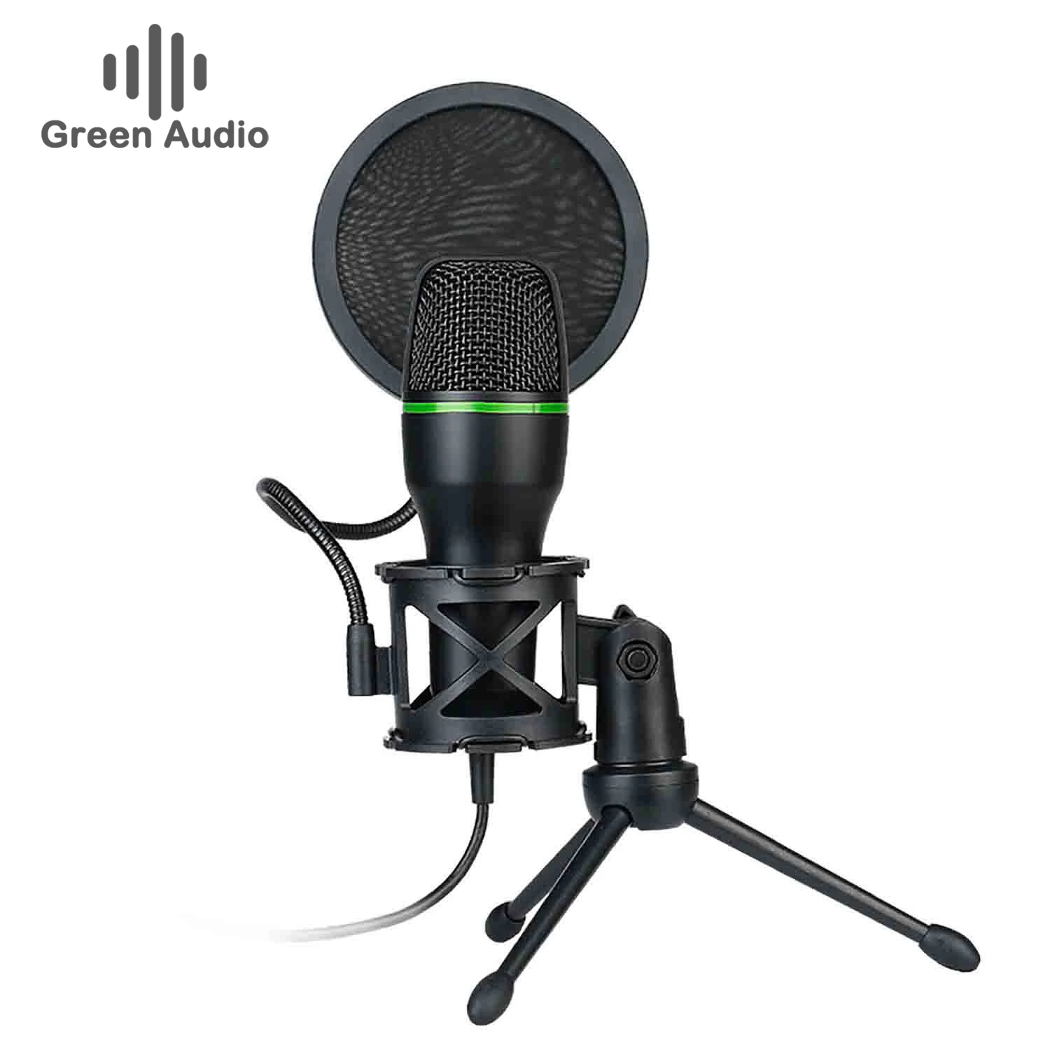 GAM-ME4 Private Model USB Condenser Microphone Kit with RGB Light Computer Recording Live Broadcast Karaoke Noise Reduction