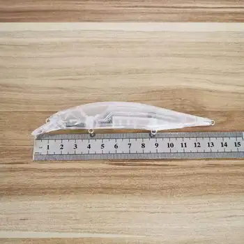 New Japanese Style DIY Floating Minnow Blank Lure Body, Unpainted Transferable Fishing Lure – Minnow – view 3