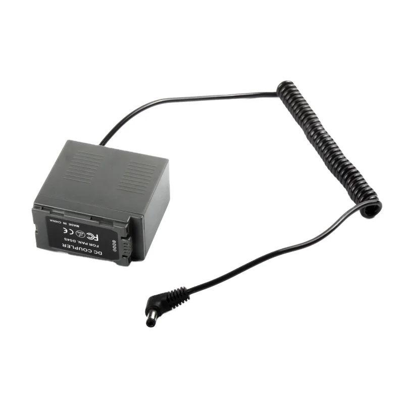 D54S DC Coupler with DC 5.5MM Power Cable CGA-D54S D54D Battery for AG-DVC180A DVC30 DVC30E DVC32 DVC33 DVC60 Cameras