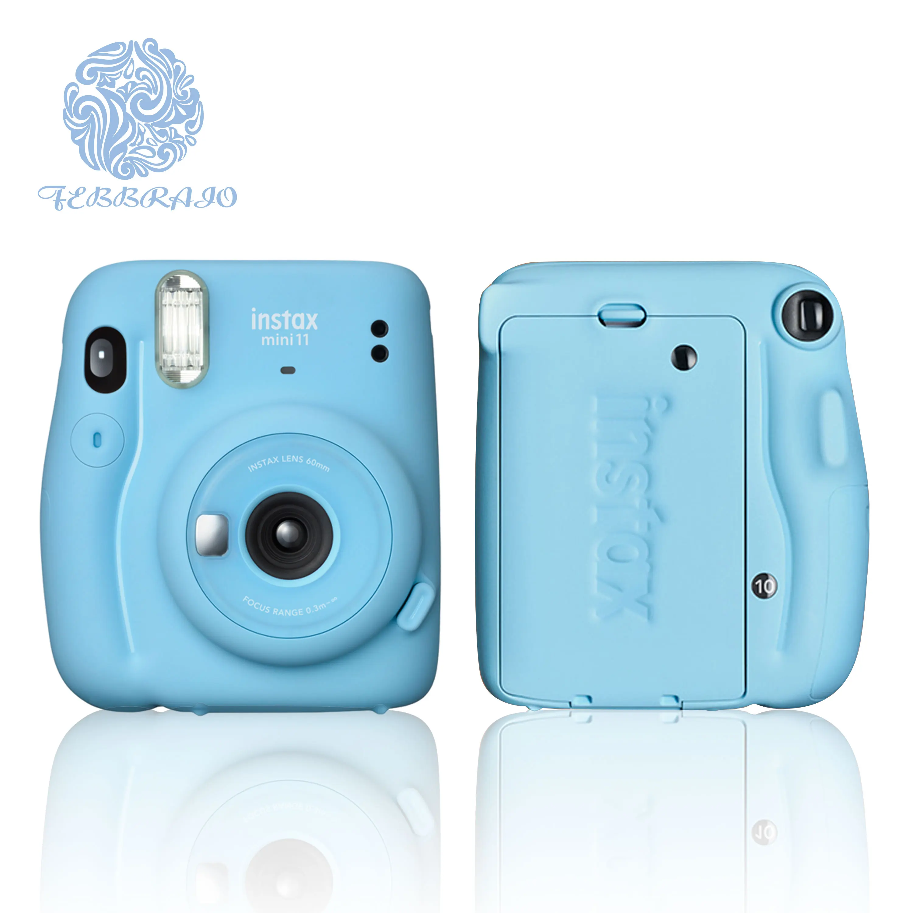 Fujifilm Instax Mini 11 Instant Camera in Blue, Purple, Gray