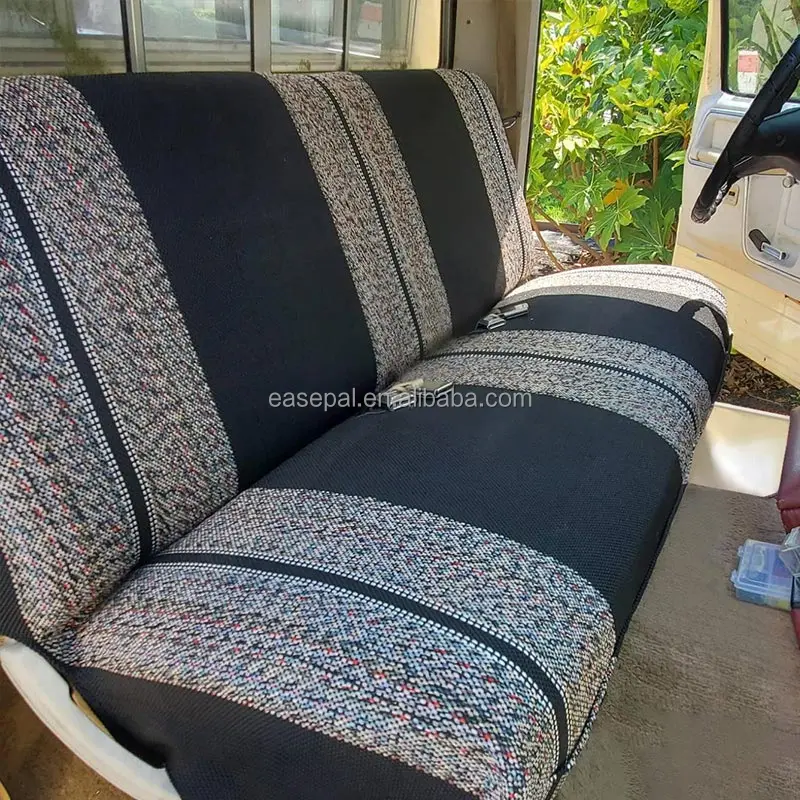 Truck Universal Bench Seat Cover Customized Comfortable Blanket Seat Cover With Storage Bag