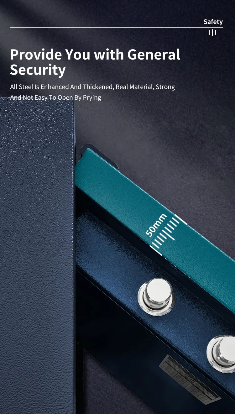 CEQSAFE Custom 2 Hours Fireproof Safes Steel Home Deposit Security Money Fireproof Safe Box manufacture