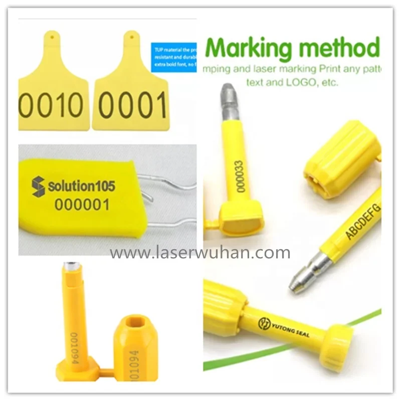 Bar Code High Security Seals Ce Certificated RFID Container Bolt Seal Laser Marking Machine