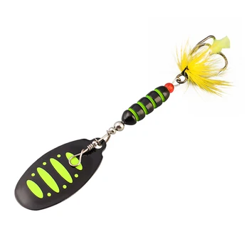 Stock 90mm 7g 5pcs Set Spinner Spoon Lure Strong Reflection Fishing Spinner Lures Pesca Fishing Lures Spinner Bait Lures – Metal Jig – view 5