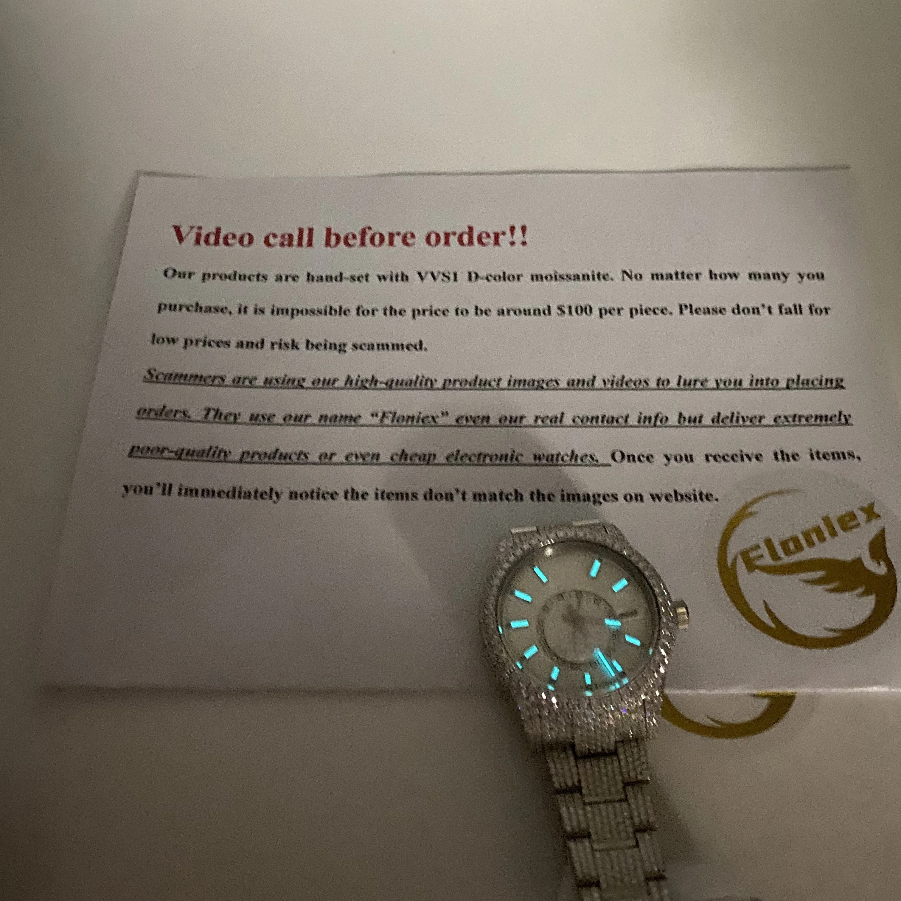 Iced Out VVS Moissanite Hip Hop Watch Jewelry Custom Luxury  Mechanical Watches Luxury Custom Iced Out VVS 1/VS1 GRA C