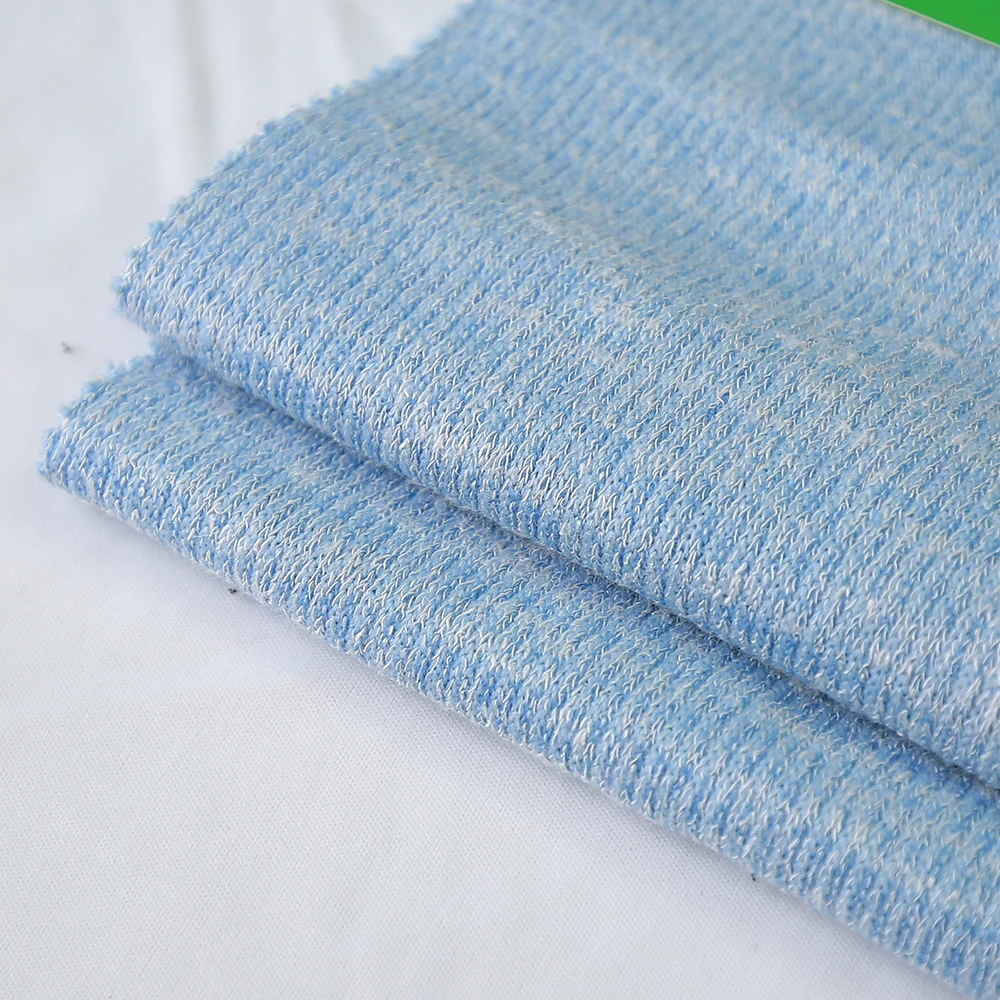 
 Quality assurance trendy custom recycled stretch hacci sanded rayon poly knit fabric  