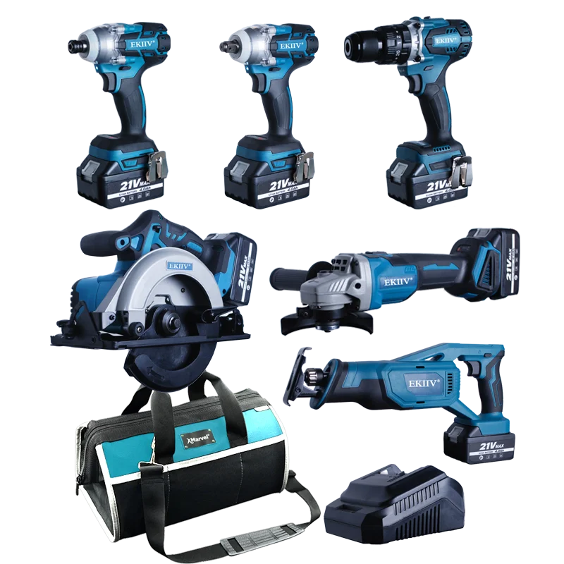 Brushless and Cordless Ingco Tool Set 18v 20v Combo Kits Cordless High Quality