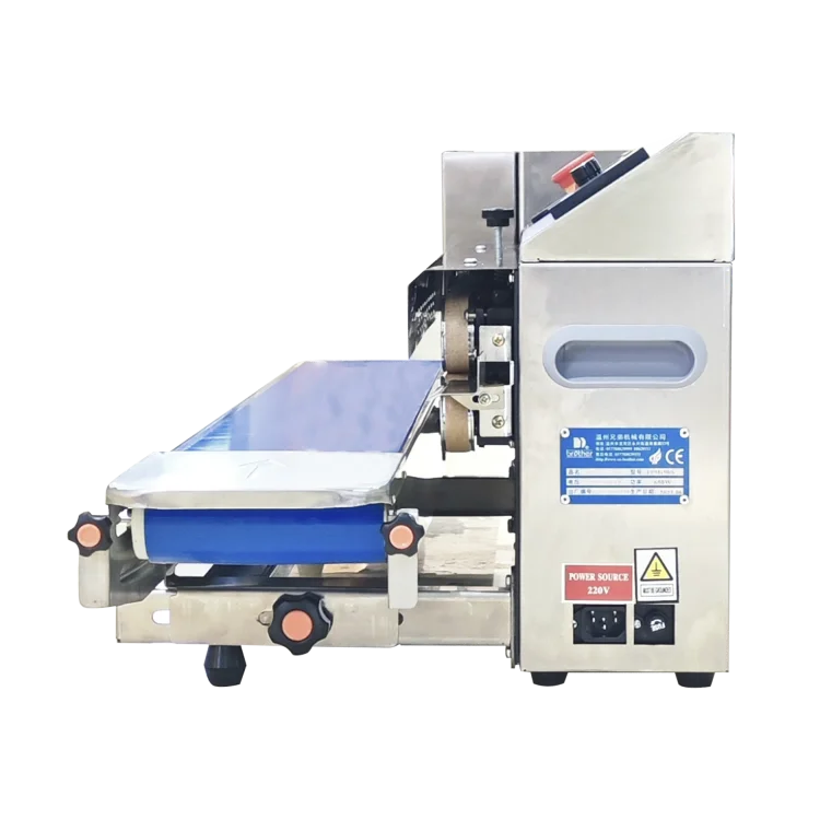 FPM150/E Coffee Bag Sealing Machine, Inkjet Heat Sealing Machine for Plastic Bags, Band Sealer Inkjet