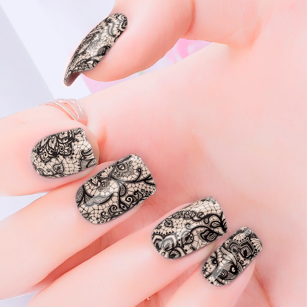 The Best Selling Product 2d Type Fabulous Lace Nail Sticker - Buy Nail Art  Wrap,Lace Nail Sticker,High Quality Lace Nail Sticker Product on Alibaba.com