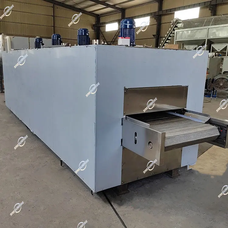 Full Automatic Continuous Coating and Roasting German Roasted Nuts Sunflower Seeds Peanut Roaster Machine