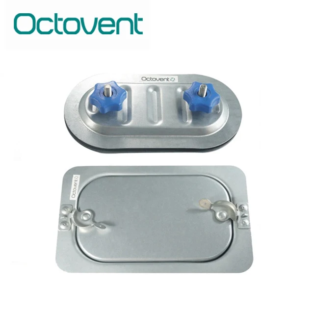 Ventilation Retangular Duct Access Door With Chain For Hvac System