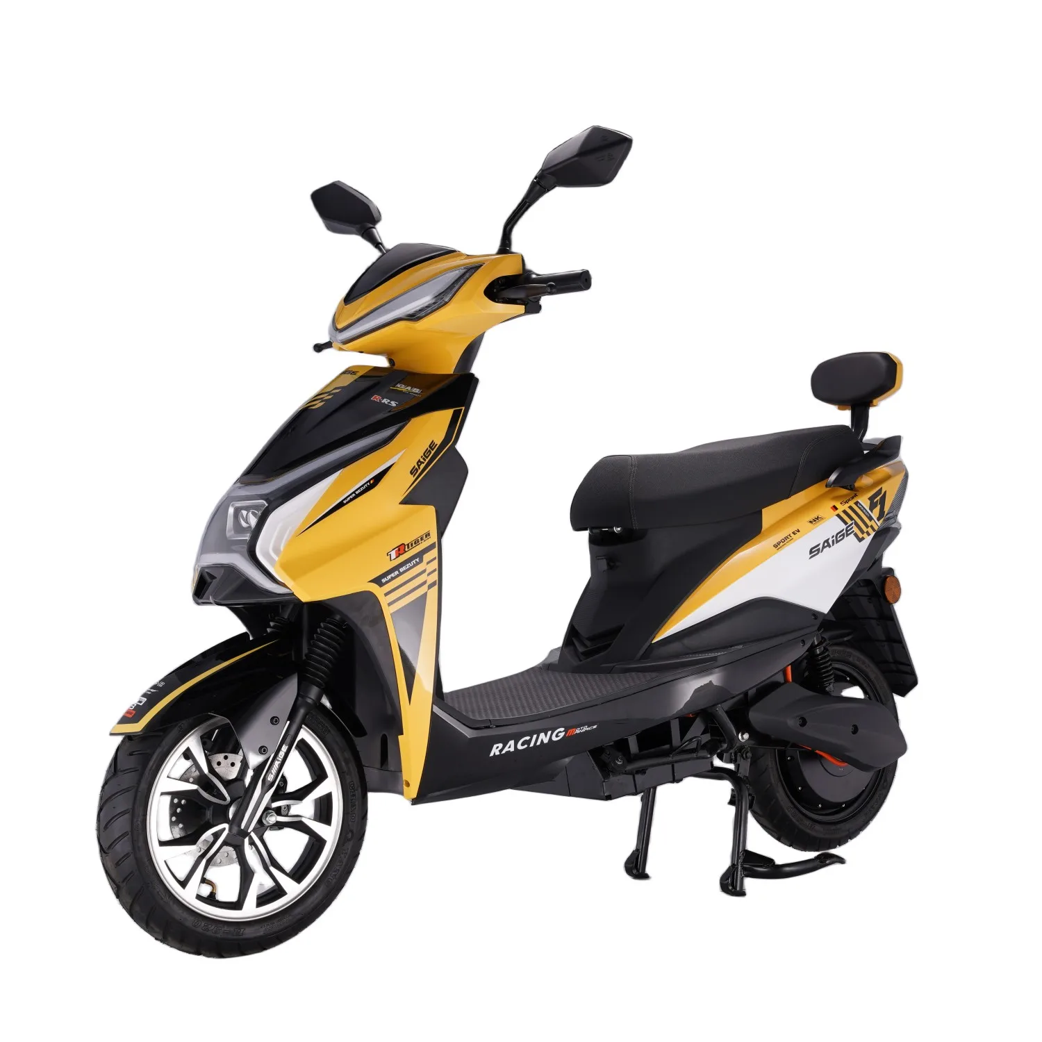 View of Saige Eec Coc Electric Motorcycle For Sport 2000w 45km/h E Cycle ...