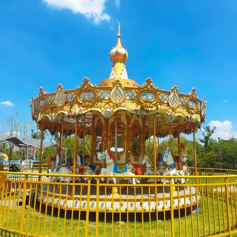 Customize Different Types Large Carousel Horse Christmas Fairground Merry Go Round Carousel for Sale