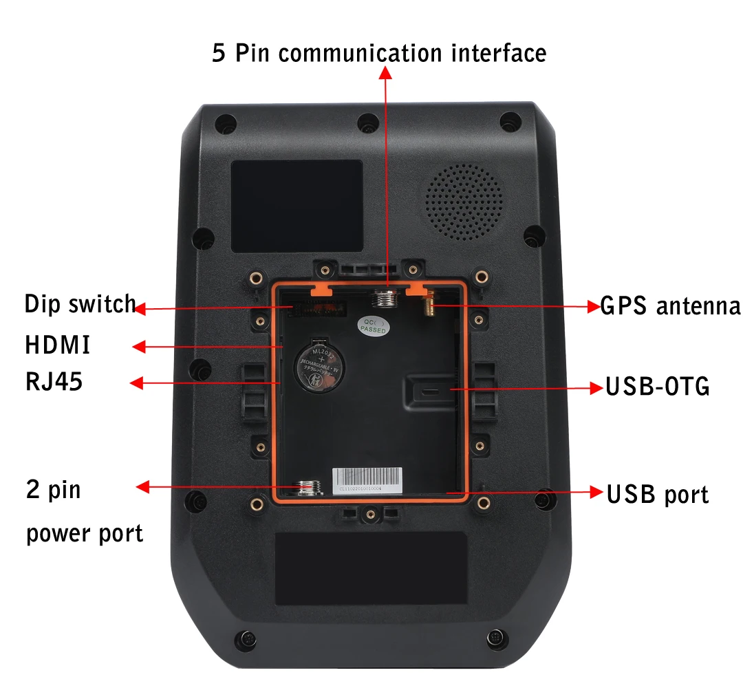 Android ticket validator terminal system with software support sam card bus ticketing machine