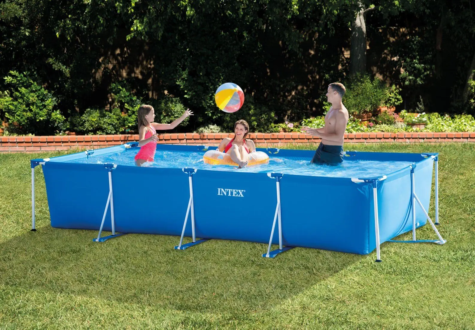 INTEX 28274 rectangular above ground pool