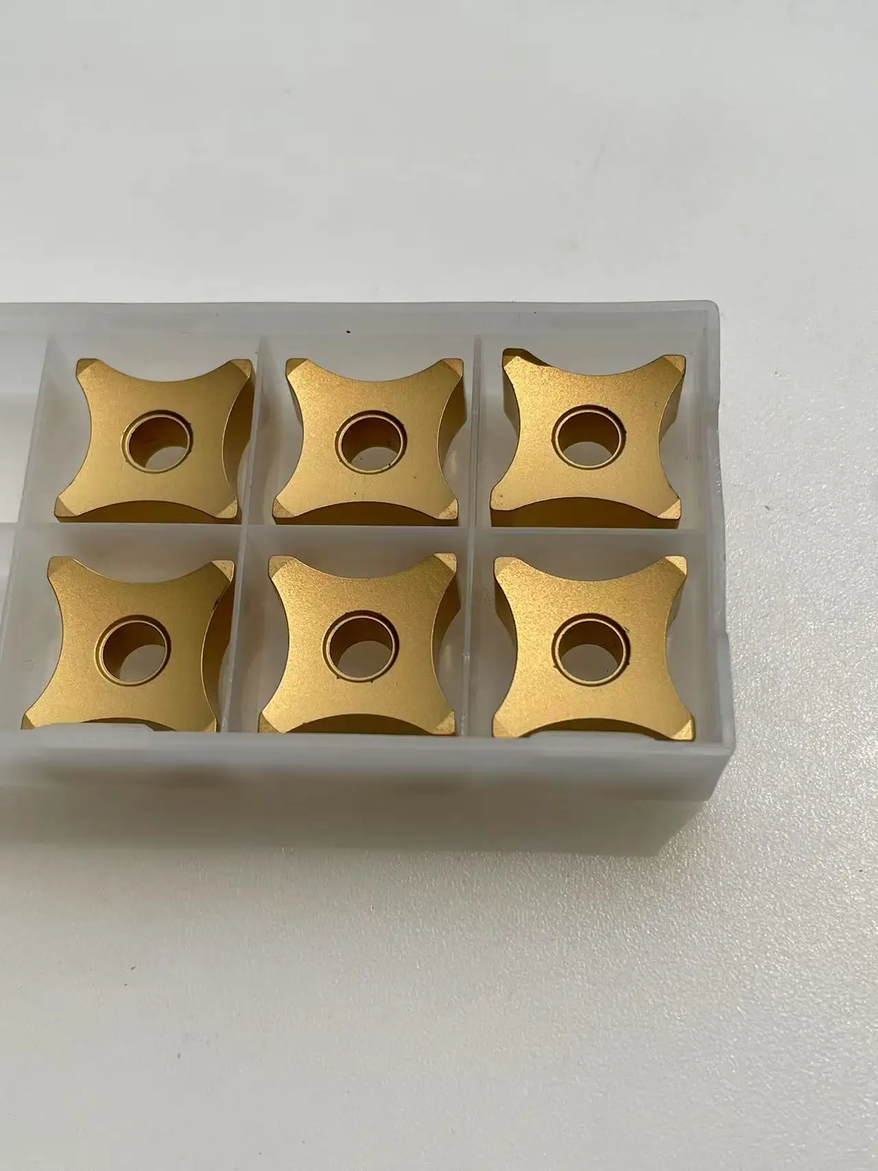 Carbide CNC Inserts Series Six Sided OD Scarfing Inserts for Pipe and Tubes