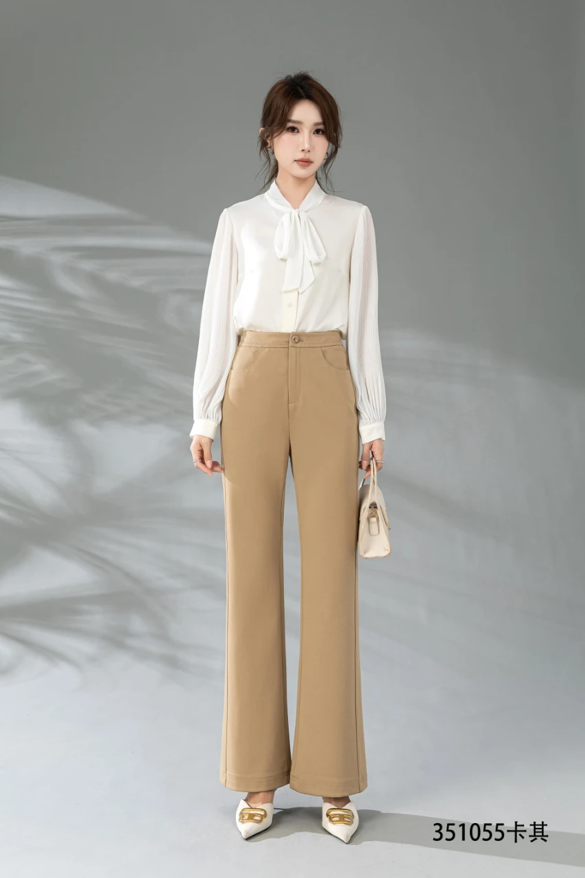 Women Bootcut Dress Pants Business Casual Work Pants with Pockets Pull on  Regular Slacks Pants for Office| Alibaba.com
