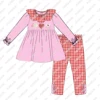 Cuore del ricamo della ragazza set