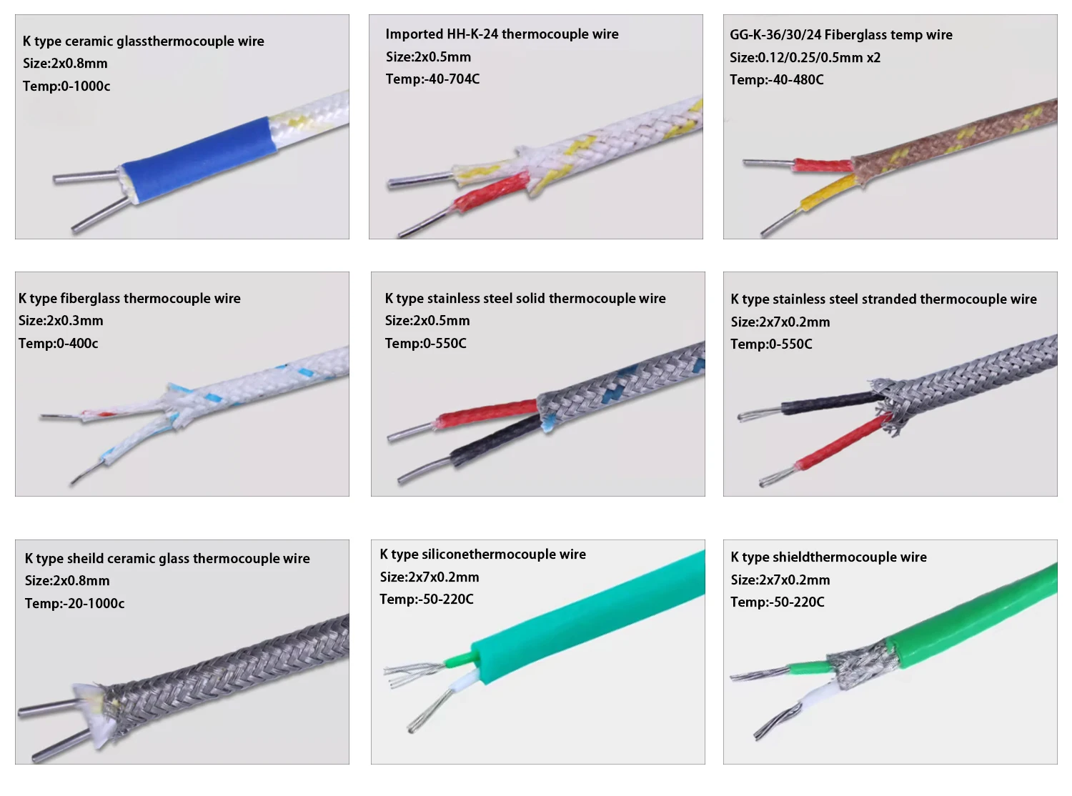 K-type thermocouple