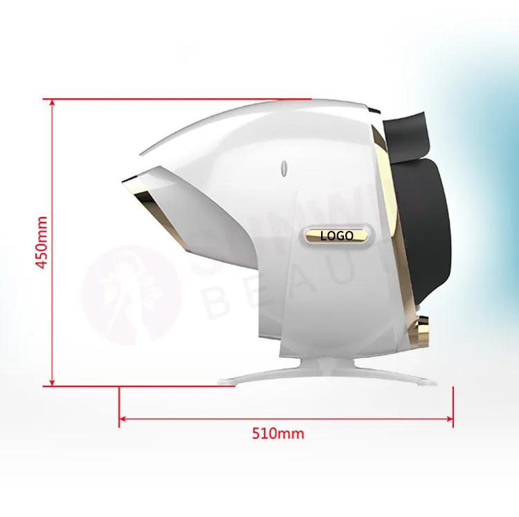 Moji AI profession intelligent imager face skin texting scanner 3d facial skin camera color analyzer machine facial
